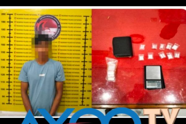 Edarkan Sabu, Seorang Pria di Kecamatan Marau Diringkus Polisi
