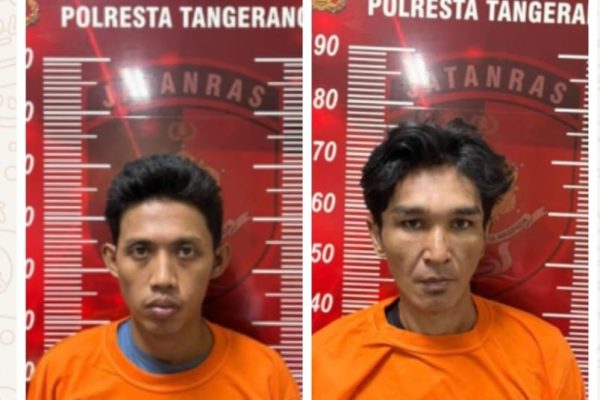 Dua Pelaku Curanmor Diringkus Satreskrim Polresta Tangerang di Sukadiri