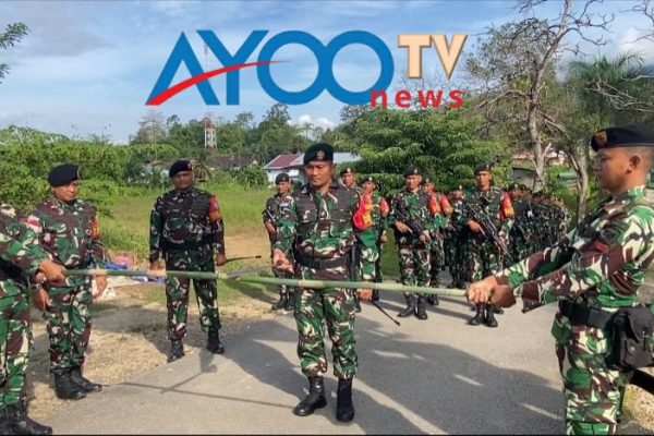 Serah Terima Satgas Pamtas RI-Malaysia Sektor Barat Yonkav 12/BC