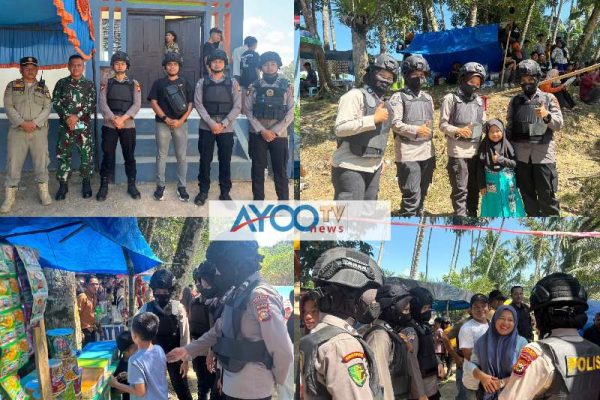 Tim Raga Polres Kuantan Singingi Laksanakan Patroli Dan Pengamanan Pacu Jalur Rayon 2 di Hulu Kuantan