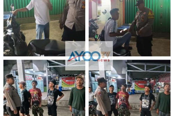 Polsek Kuantan hilir Melaksanakan Patroli KRYD Antisipasi C3, Narkoba, dan Tindak Pidana