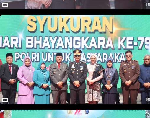 Syukuran Hari Bhayangkara ke-79, Polres Kuansing Usung Tema “Polri untuk Masyarakat”
