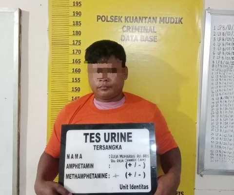 Polsek Kuantan Mudik Berhasil Ungkap Peredaran Narkoba Jenis Sabu, Seorang Pengedar Diamankan