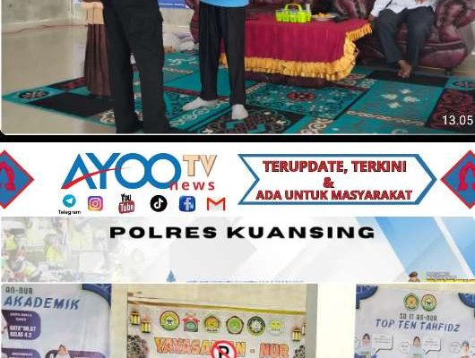 Polres Kuansing Gelar “Police Goes to School” di SMP Yayasan Annur, Tekankan Pentingnya Tertib Lalu Lintas