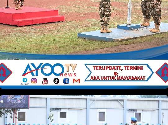 Satgas Kizi TNI Konga XX-V MONUSCO Laksanakan Upacara Tanggal 17 Juli 2025