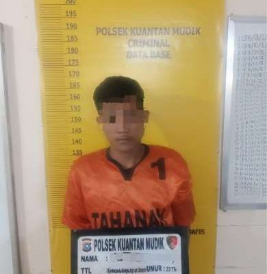 Polsek Kuantan Mudik Ungkap Kasus Penggelapan Uang Penjualan Sawit di Desa Perhentian Sungkai