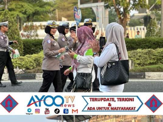 Masyarakat Apresiasi Polisi Lalu Lintas Hadirkan Edukasi Humanis di CFD Pekanbaru