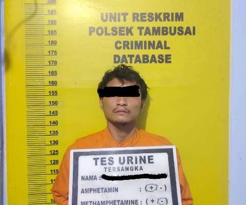 Miliki Sabu 6,84 Gram, Pengedar Narkoba di Tambusai Ditangkap Unit Reskrim Polsek Tambusai