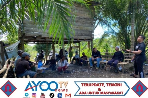 Kapolres Melawi Pantau Progres Perkembangan Jagung Poktan Subur Makmur