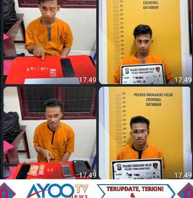 Ungkap Kasus Narkoba, Polsek Tembilahan Hulu Bekuk Dua Pelaku, Belasan Paket Sabu