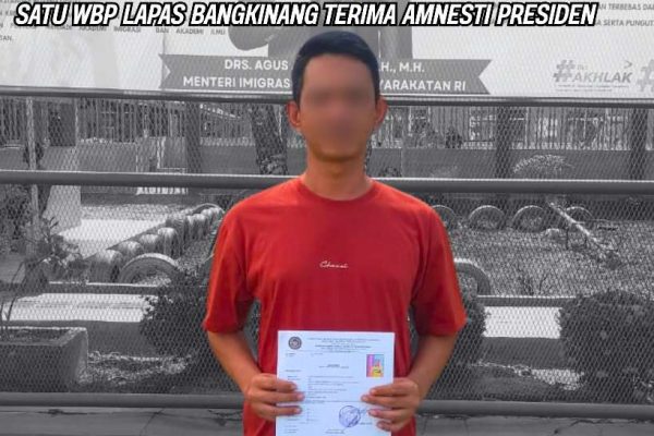 Dari Balik Jeruji Menuju Harapan : Satu WBP Lapas Bangkinang Terima Amnesti Presiden