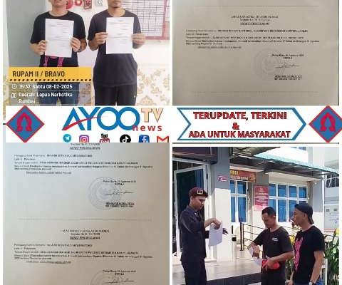 Keppres 17/2025, Dua Warga Binaan Lapas Rumbai Resmi Dibebaskan