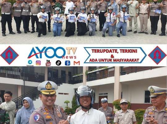 Ditlantas Polda Riau Tanamkan Budaya Tertib dan Cinta Lingkungan Lewat Police Goes To School