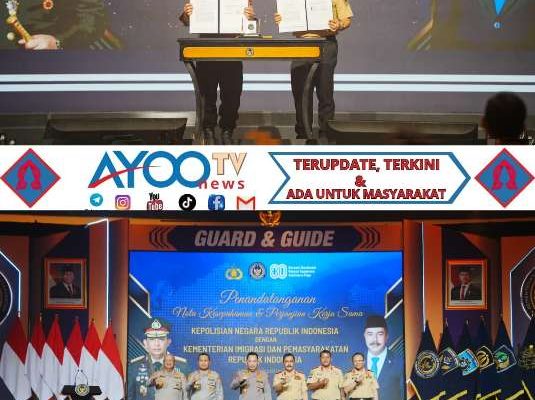 Teken Nota Kesepahaman dengan Kementerian Imipas, Kapolri Harap Sinergisitas Makin Optimal