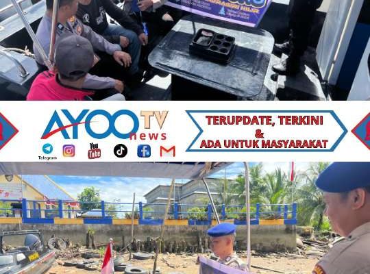 Satpolairud Polres Inhil Gelar Klinik Terapung, Layani Kesehatan Warga Pesisir Sei Indragiri