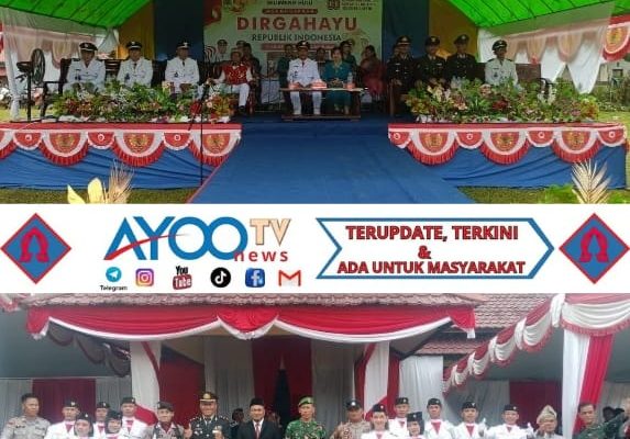 Polsek Jajaran Polres Melawi Mengikuti Upacara HUT RI ke-80